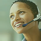 Woman on phone