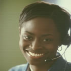 Woman on phone