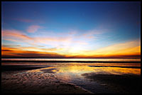 mindl beach sunset