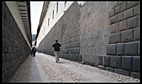 Vic and the Inca stonework