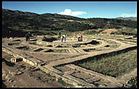 The ruins of Sacasayhuaman
