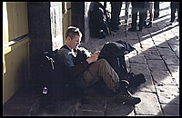 david picking the padlock