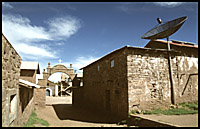 complete with traditional satellite dish