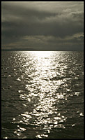 sun on lake titicaca