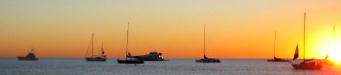 At anchor off Cable Beach, Broome