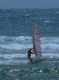 Warning!  Waves in this picture may appear smaller than they are!
