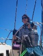 She's just found out about the Superglue on the helm!
