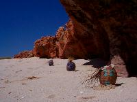 The sacrificial nuts on the altar of Hughie. Dancing naked guarantees 30 knots the next day.