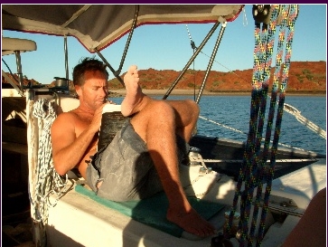 Hard work, this sailing.