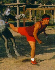Jason kicking putty butt so you can vote.