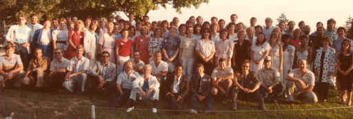 1986 10th reunion group picture.  Select to view an even larger image.