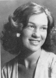 Becky (Ensley) Higgins 1976 yearbook picture.