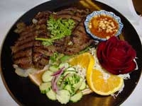 Go to dinner menu page
