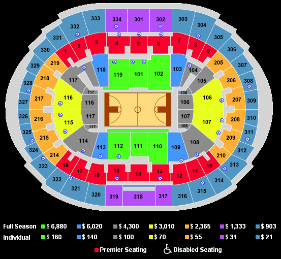 Lakers Seating Ticket Prices