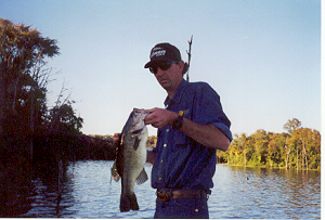 Matt Hinton With A Lake Fork Bass