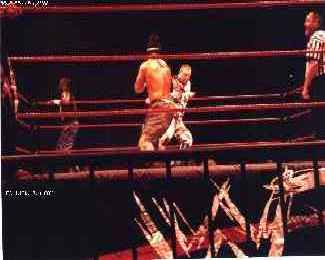 Buh Buh shows GrandMaster his moves