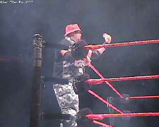 Buh Buh wearing Scotty's hat