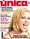 Paula � capa da �NICA / Arquivo pessoal de Leonardo Pires