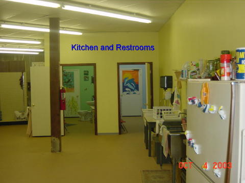Kitchen and Restrooms