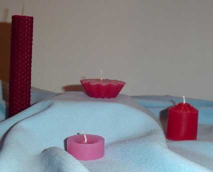 Roll over candle name.
