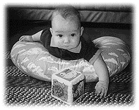 Calvin at almost four months old