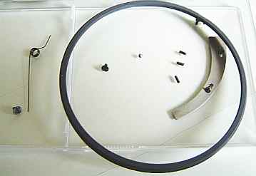 Removed lock ring and other parts