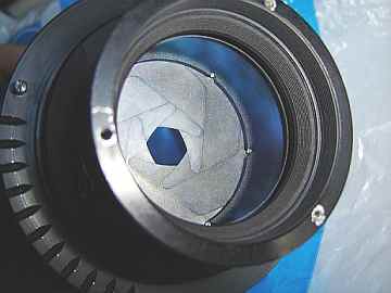 Cleaned rear lens element