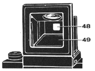 Kiev60 viewfinder in use