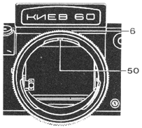 Kiev60 lens mount