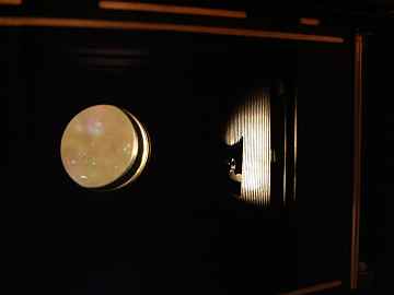 This shows an illuminated area inside the camera