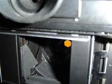 Looking at the lens in a Kiev60
