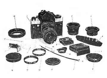Picture showing Kiev60 camera kit