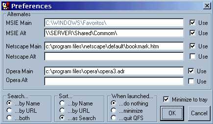 preferences screen