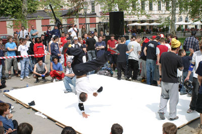 Breakdancer in Slovenia