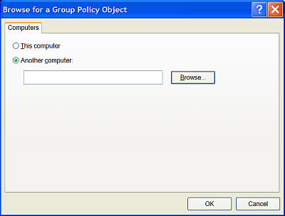 Choose the computer location.