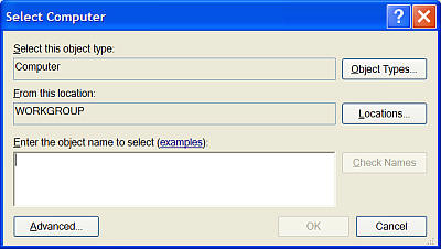 Select the GPO location and name