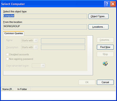 More options in the advanced tab
