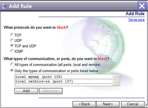 local epmap port 135