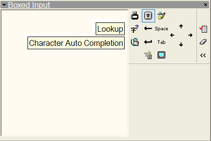 Chinese Writing Pad in Office 2003 (Traditional Chinese) showing its distinctive Office look and extra features
