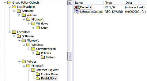 The NoBrowserOption phantom key