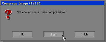 Select compression.