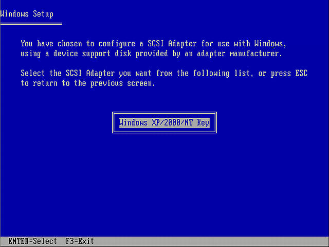 Floppy recognised by Setup