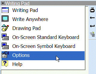 Writing Pad Options