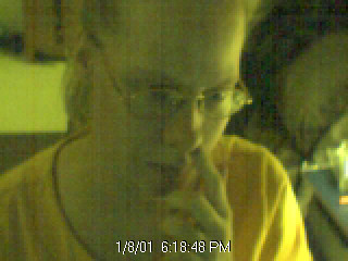 Her finger is really buried deep in her nose