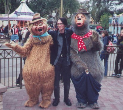 That bear is rubbing his pecker, my powers of sexitude were strong that day.