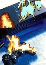 PS2 on fire
