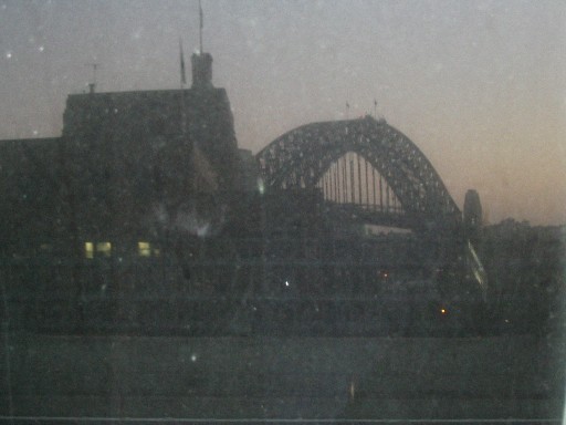 Sydney Harbour Bridge - 6am.... no sleep for 2 days (DON'T USE THE FLASH INSIDE THE CAR SALLY!)