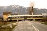 Railcar and open crossing gates !