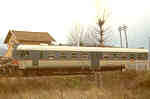 Diesel railcar at Fossa station