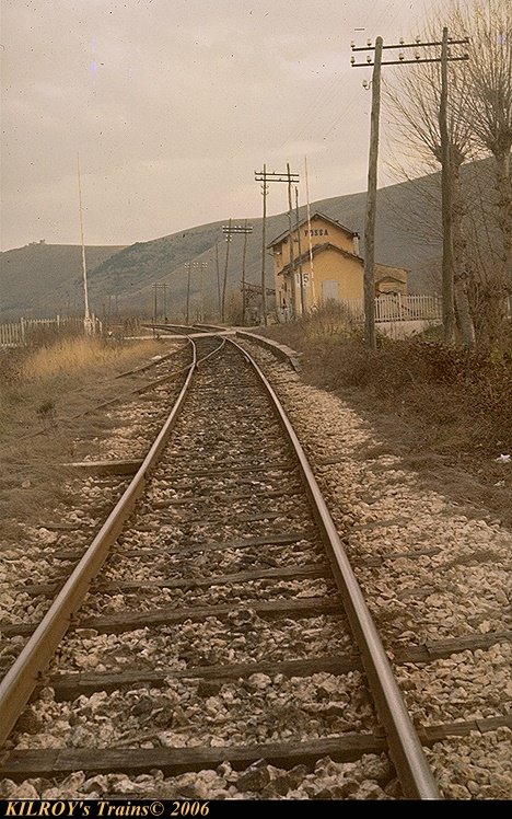 Old Fossa station in 1976